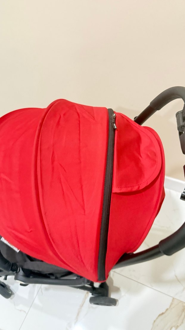 Hamilton R1 Bebek Arabası Siyah Kırmızı - Görsel 5