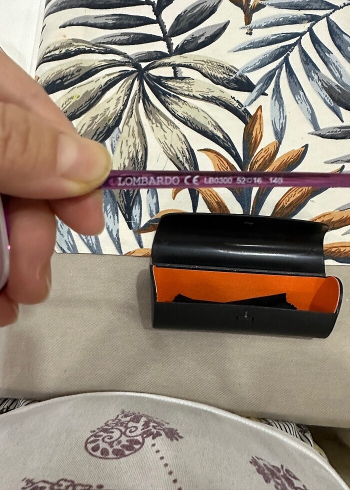 Atasun optik pembe renkli çerçeve Lombardo 52-16   140 ölçü - Görsel 2