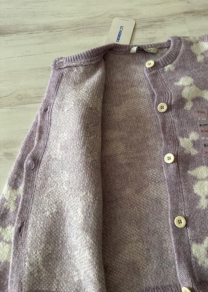 Lcw Triko Hırka lila renk - Görsel 4