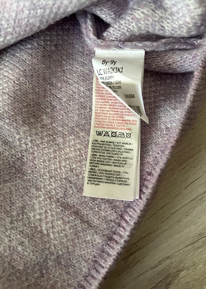 Lcw Triko Hırka lila renk - Görsel 3