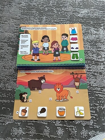 Çocuk akademi 1-4 yaş cırtlı etkinlik kitabı - Görsel 8