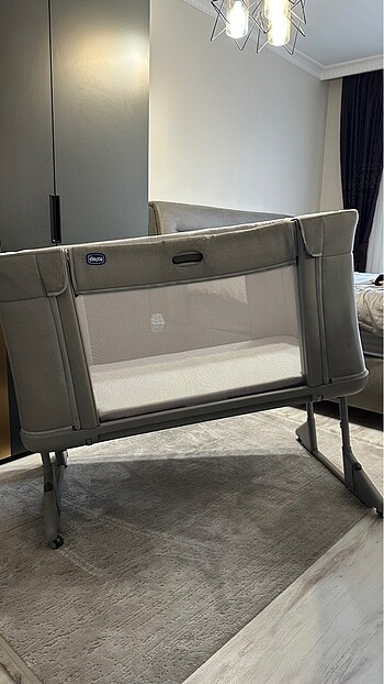 Chicco Next2me forever anne yanı beşik Cool grey