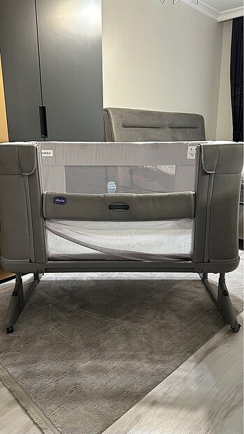 Chicco Next2me forever anne yanı beşik Cool grey - Görsel 10