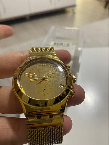 Swatch Bayan Saat Gold