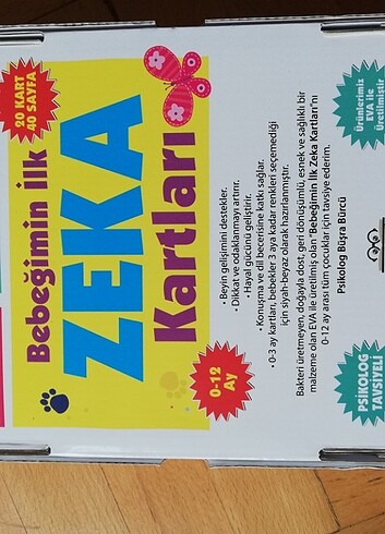 Beden Renk Bebek zeka kartları