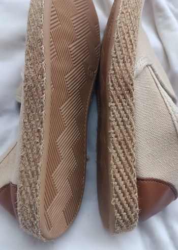Bej Keten Espadril 31 numara - Görsel 3