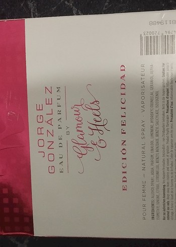  Beden Renk Jorge González Glamour & Heels Kadın Parfümü 50 ml
