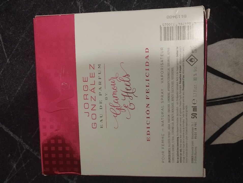 Jorge González Glamour & Heels Kadın Parfümü 50 ml - Görsel 4