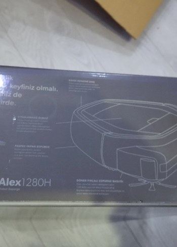Homend Alex1280H Siyah Robot Süpürge - Görsel 6