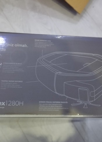 Homend Alex1280H Siyah Robot Süpürge - Görsel 5