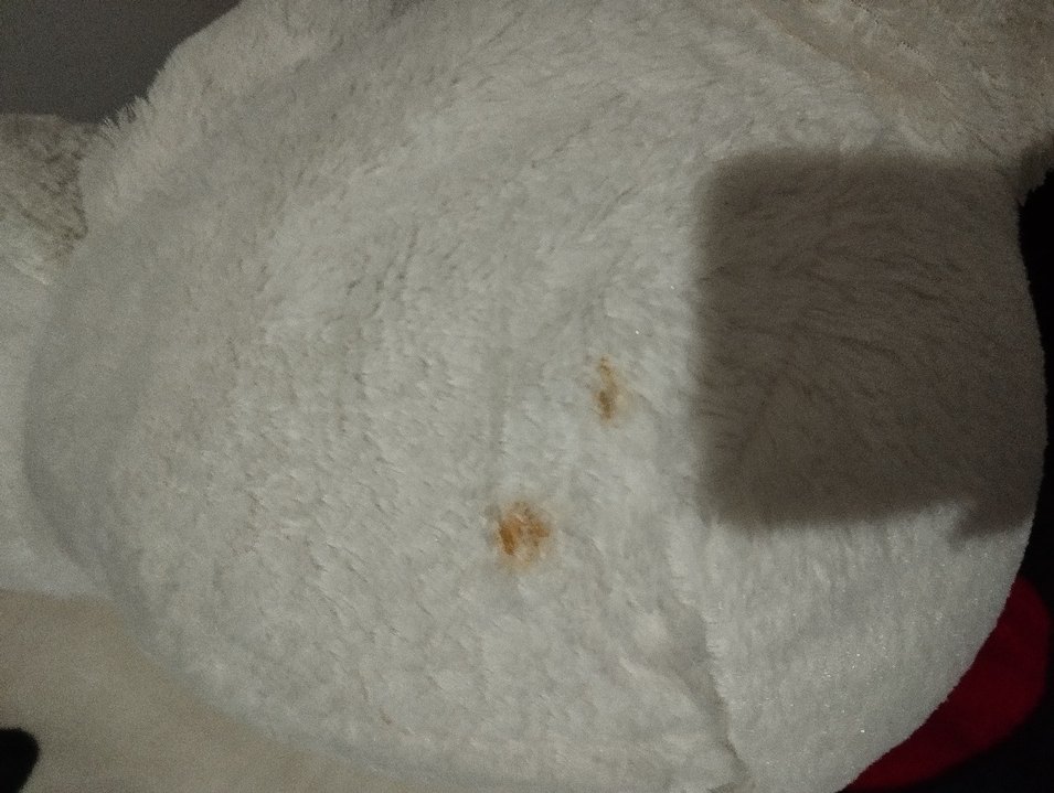 Beyaz Peluş Ayıcık Kalpli - Görsel 3