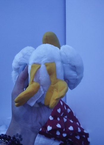 Beyaz Peluş Kuş Oyuncak - Görsel 3