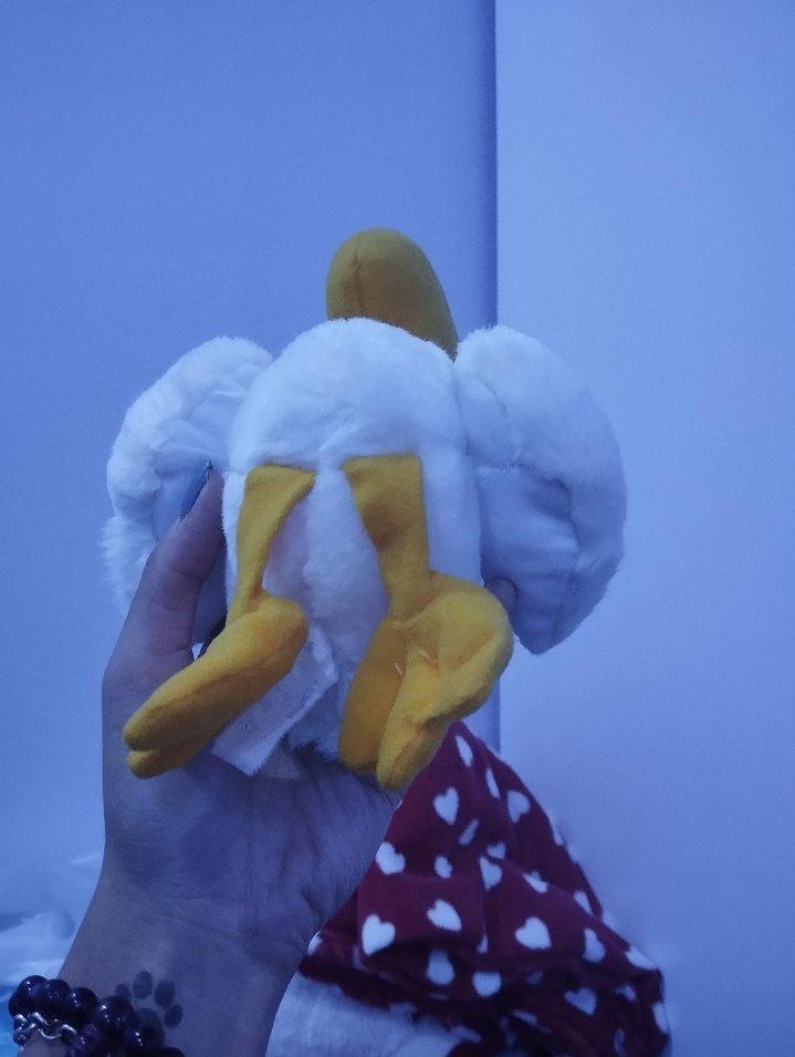 Beyaz Peluş Kuş Oyuncak - Görsel 3