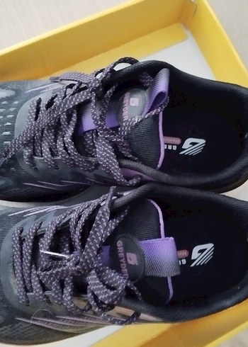 Greyder Kadın Siyah Mor Spor Ayakkabı - Görsel 2