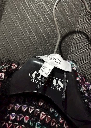 Renkli Desenli Uzun Triko Hırka Ipekyol - Görsel 5