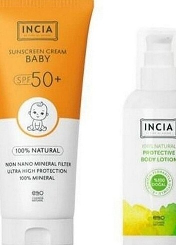 Incia cocuk güneş kremi