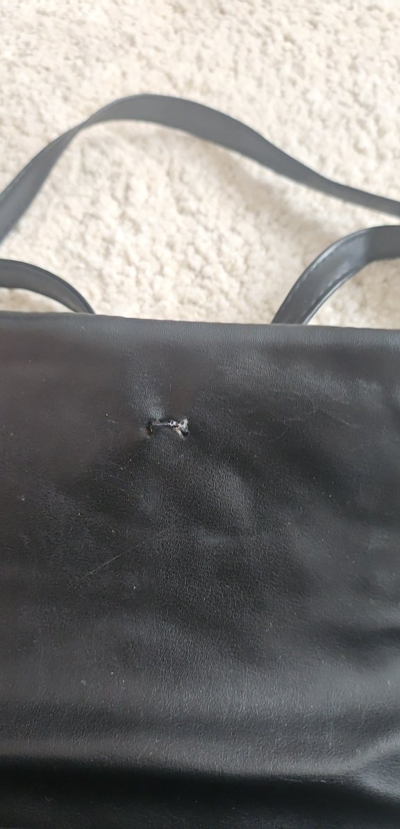 Siyah Deri Kapitone Kadın Çanta - Görsel 2