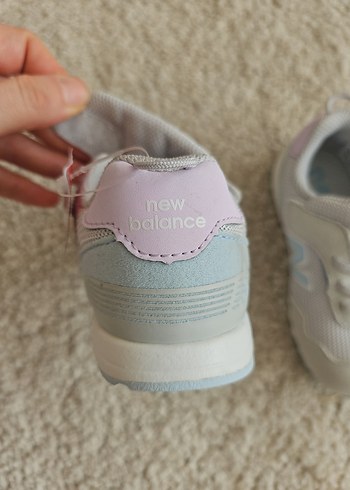 Kız Çocuk Gri Cırtcırtlı Spor Ayakkabı - Görsel 6