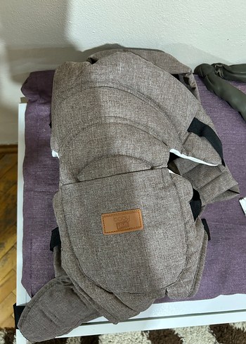 Bel Destekli Gri Ergonomik Bebek Kangurusu - Görsel 2