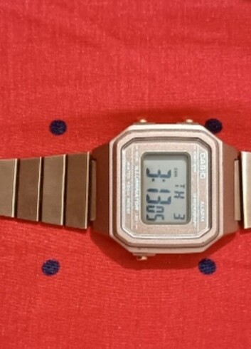 Beden Casio retro B650WC-5ADF kadın rosegold