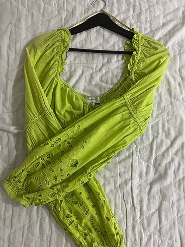 xs Beden Uzun kollu crop