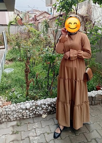 Diğer uzun günlük tesettür elbise