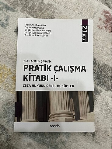 Veli özer özbek ceza hukuku