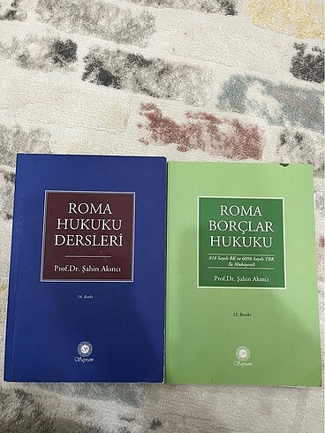 Roma hukuku şahin akıncı