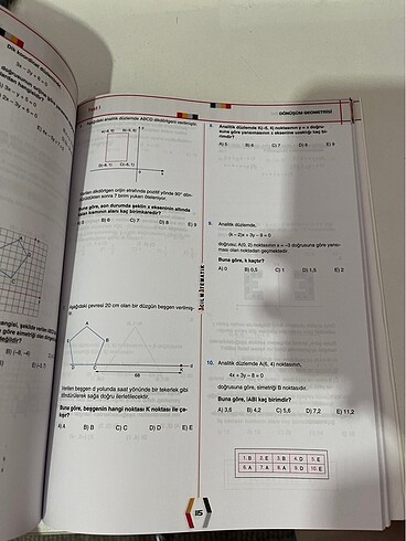  Acil matematik analitik geometri fasikülü