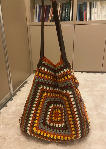 Zara Örgü Bohem Kadın Çanta Çok Renkli