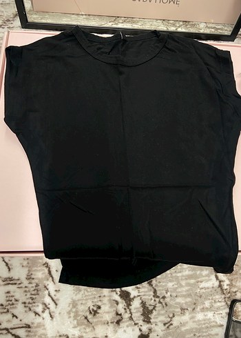 Siyah Kolsuz Tişört - Görsel 4