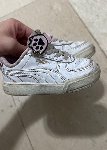 23 Beden beyaz Renk Kız Çocuk Beyaz Puma Spor Ayakkabı