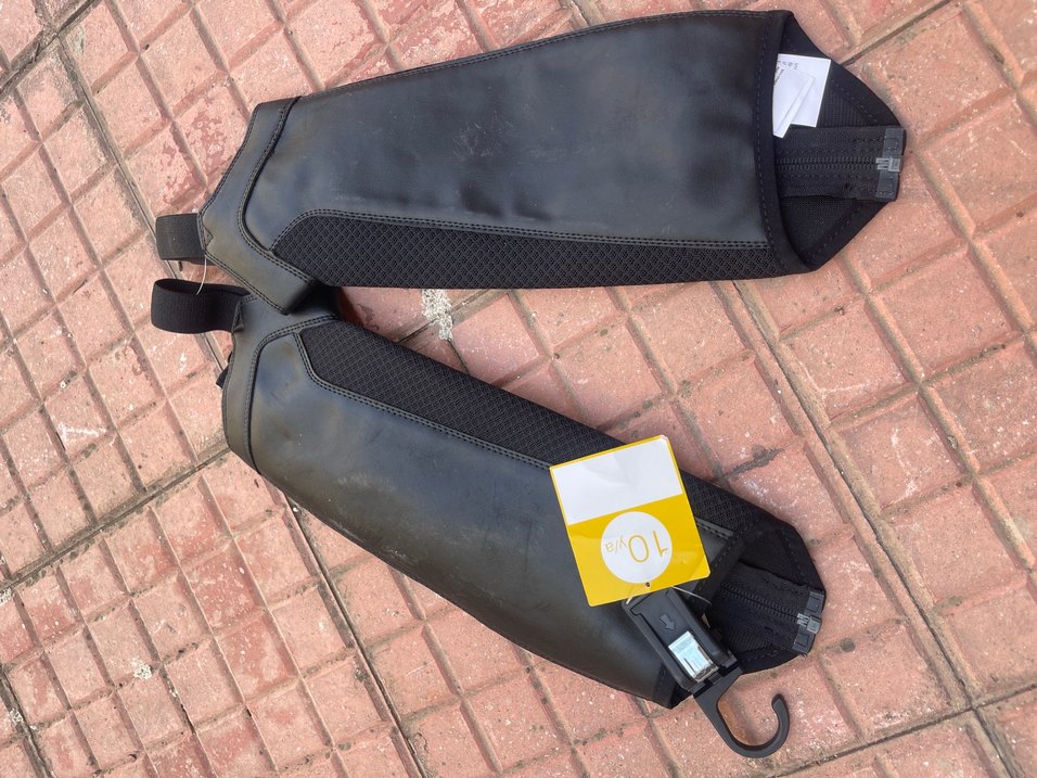 Fermuarlı Siyah Binicilik Diz Koruyucu (çocuk) - Görsel 2