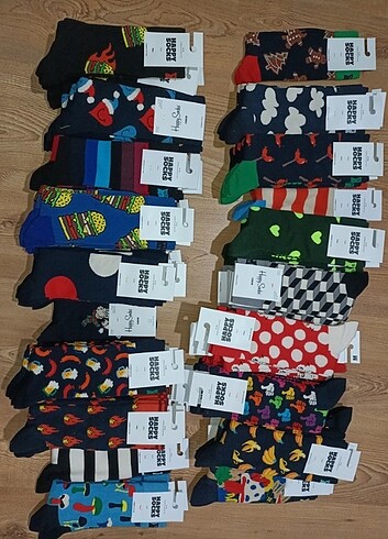 94 ADET HAPPY SOCKS