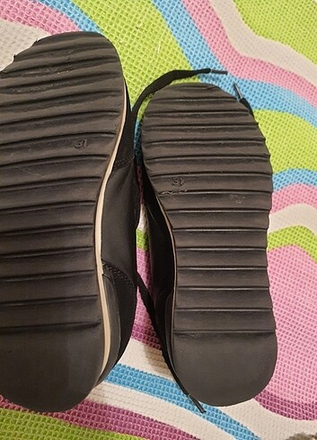 31 Beden siyah Renk Kiz çocuk spor ayakkabi