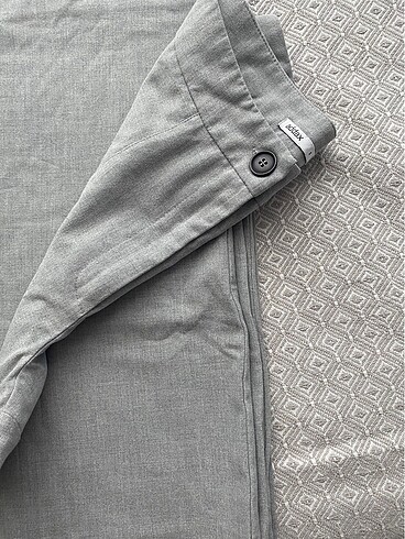 s Beden gri Renk Addax yüksek bel wide leg pantolon