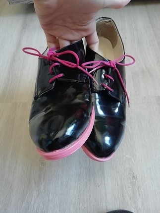 40 Beden siyah Renk siyah ve pembe klasik ayakkabı
