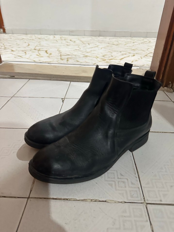 Siyah Tokalı Erkek Kauçuk Bot - Görsel 3