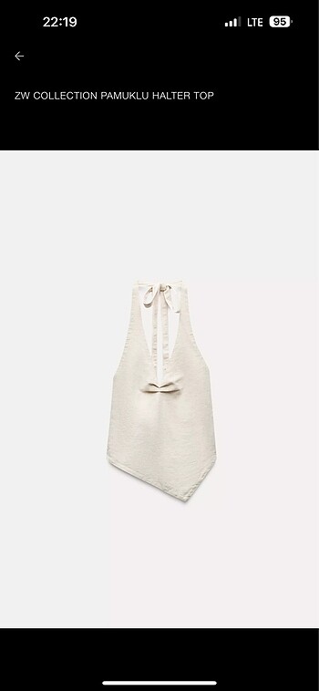 Halter Top bluz