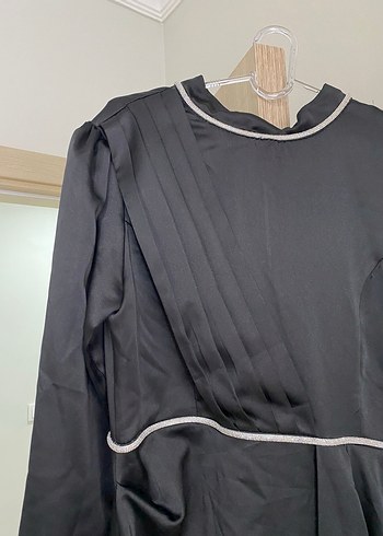 Siyah tesettür abiye - Görsel 3