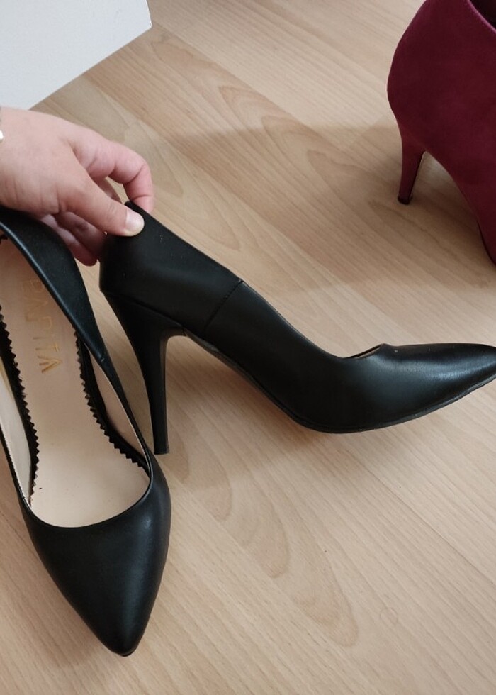 Siyah stileto  - Görsel 3