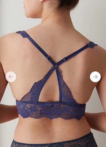 l Beden lacivert Renk Penti bralet