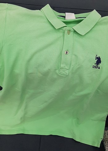 U.S. Polo Assn. Erkek Yeşil Polo Tişört