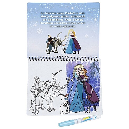 Beden Disney-frozen-Elsa boyama kitabı