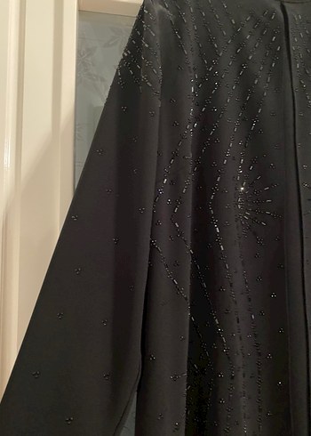 Siyah taş işlemeli abiye - Görsel 7