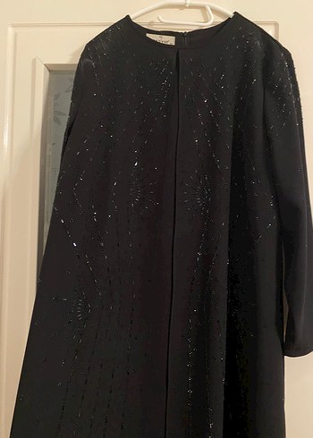 Siyah taş işlemeli abiye - Görsel 3