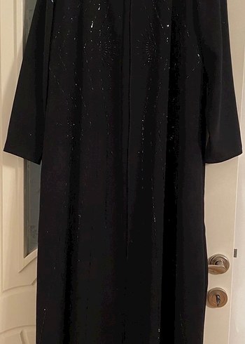 Siyah taş işlemeli abiye - Görsel 5