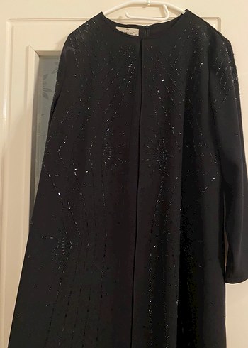 Siyah taş işlemeli abiye - Görsel 10