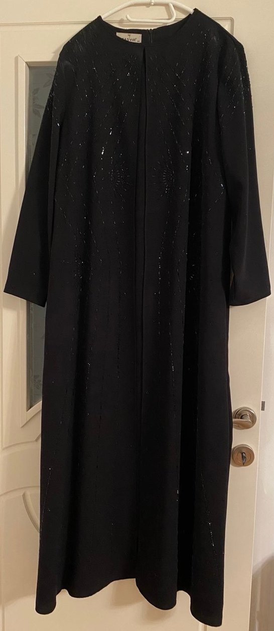 Siyah taş işlemeli abiye - Görsel 5