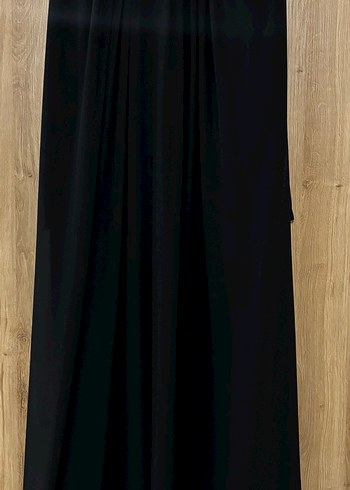 Siyah İşlemeli Uzun Kollu Kadın Elbise - Görsel 3